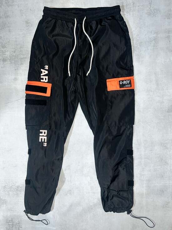 U-ROY Other - U-ROY Streetwear Tactical Cargo Jogger Pants with Velcro Straps